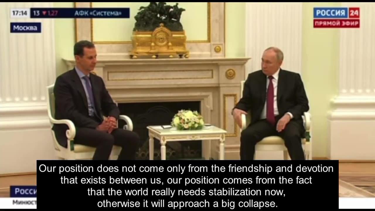 President Assad Syria Visits Putin In Russia One News Page VIDEO