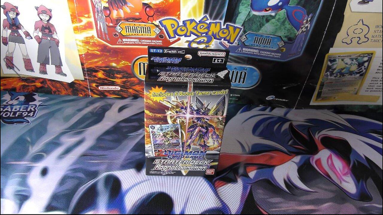 Digimon Ragnaloardmon Starter Deck Opening One News Page Video