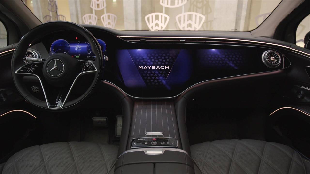 Mercedes Maybach EQS SUV Infotainment System One News Page VIDEO