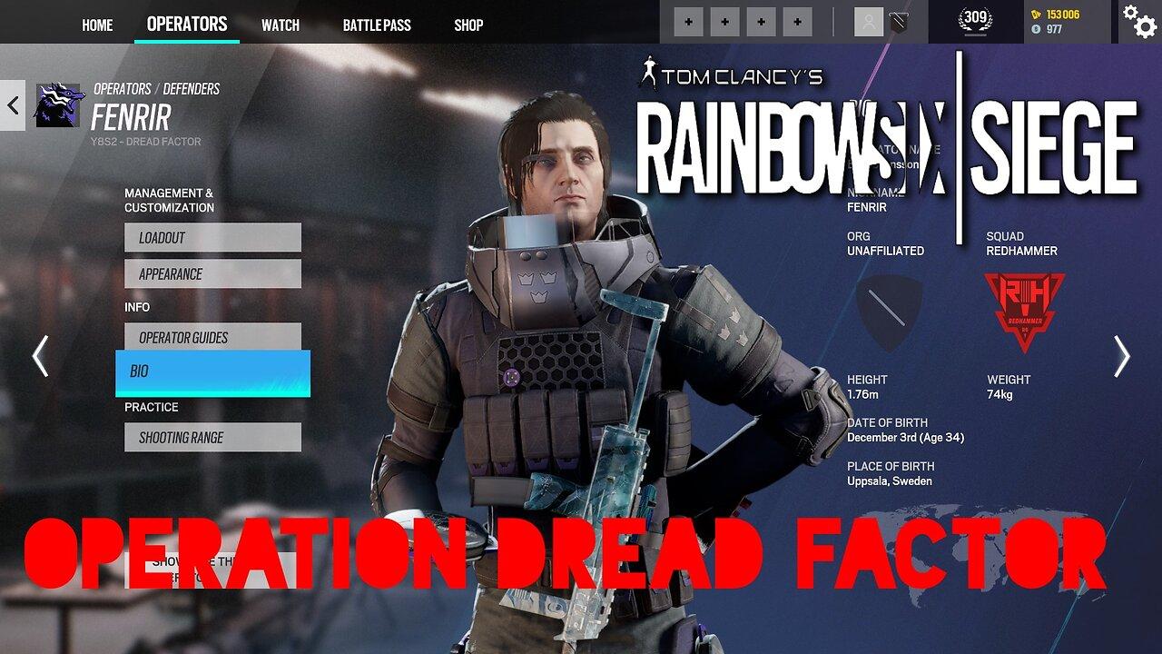 Rainbow Six Siege Operation Dread Factor One News Page VIDEO