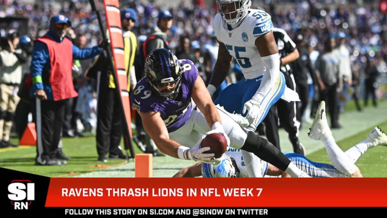 Ravens Thrash Lions In Nfl Week One News Page Video