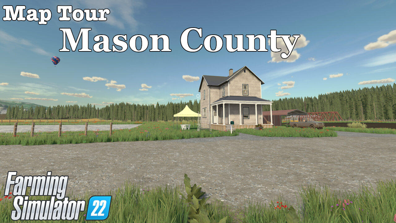 Map Tour Mason County Farming Simulator 22 One News Page VIDEO