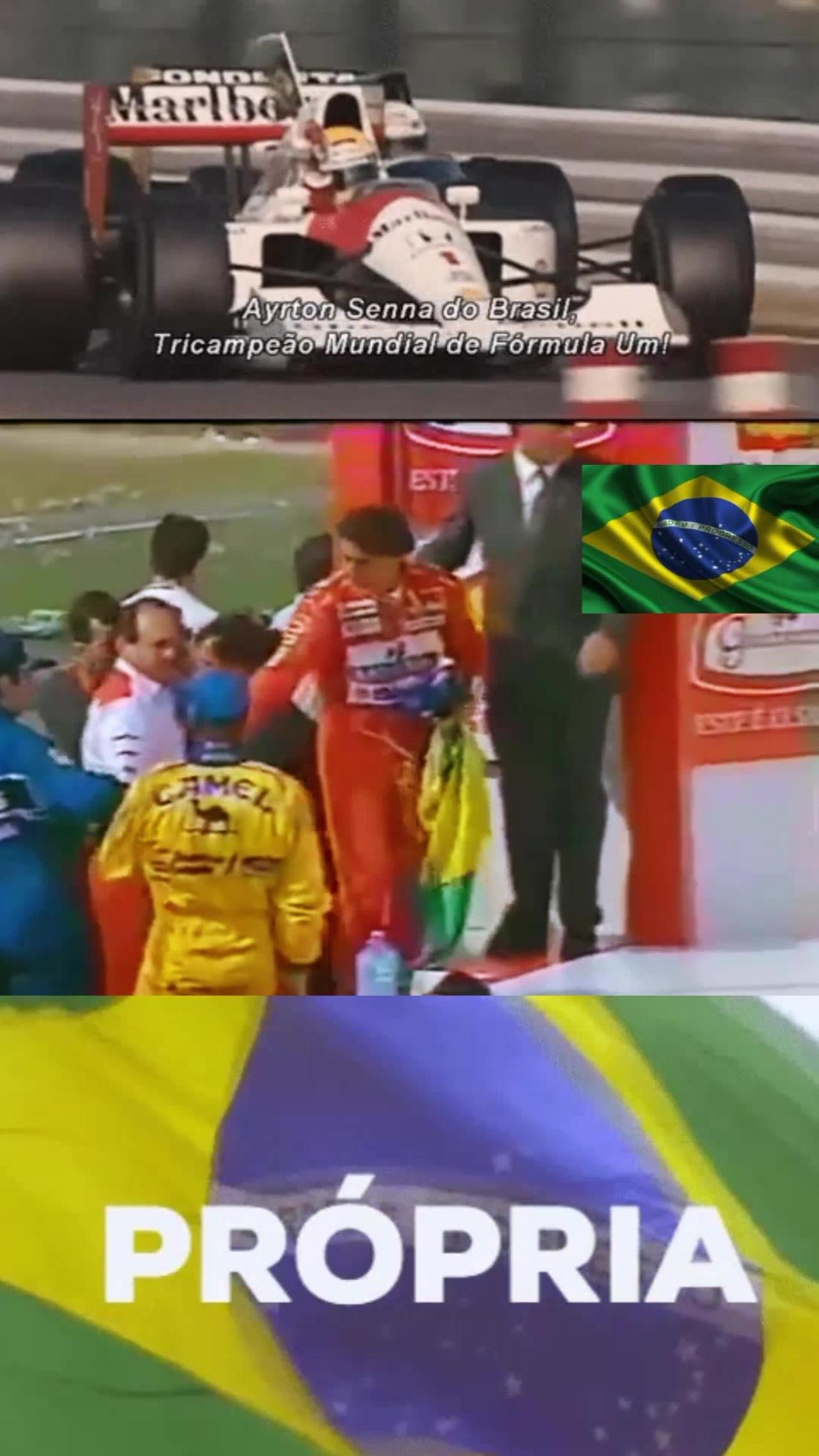 Ayrton Senna Vencendo O Grande Premio Do Brasil One News Page VIDEO