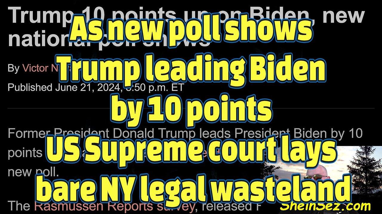 As New Poll Shows Trump Leading Biden By 10 One News Page VIDEO