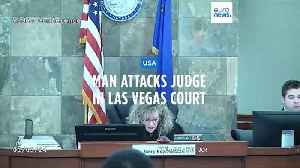 LAS VEGAS JUDGE ATTACKED BY FELON DURING COURT - NewsR VIDEO