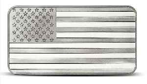 10 Oz SilverTowne American Flag Silver Bar (New) - One News Page VIDEO