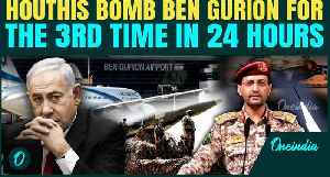 Iron Dome Fails? Houthis Back-to-Back Ballistic Missile Blitz Rocks Ben Gurion Airport | IDF Stunned