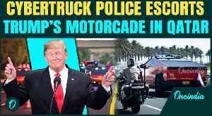 Trump’s Royal Entry In Qatar With CYBERTRUCK Escort | $200Bn Deal Signed With New Air Force One Gift [Video]