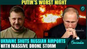 Ukraine UNLEASHES 200 Drones On Russia After DEADLY Strikes On Civilians | Moscow Airports SHUT DOWN