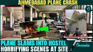DISTURBING VIDEOS: Air India Plane CRASHES on a Hostel | Screams, Fire & Chaos in Ahmedabad [Video]