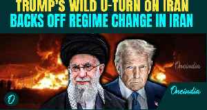 Trump BACKS DOWN After Khamenei's Threats; Flips on Iran’s Regime Change Days After Calling for MIGA [Video]