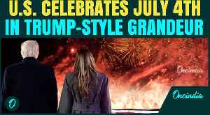 GRAND JULY 4TH SPECTACLE! Trump & Melania Dazzle at White House Bash | Fireworks Light Up the Skies [Video]