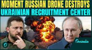 Russia's MASSIVE Drone Blitz HITS Ukraine’s Recruitment Center |Putin UNLEASHES 157 Drones, Missiles