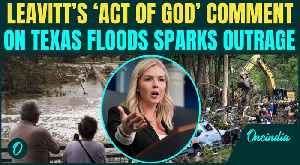 “ACT OF GOD?”: Trump Press Sec Blames God for Deadly Texas Flood Question |FEMA Funding in Spotlight [Video]