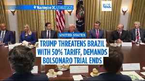 Trump tariffs goods from Brazil at 50%, citing ‘witch hunt’ trial against country’s former president