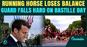 Bastille Day Parade Turns Dramatic, Horse Stumbles Mid-March — Guard Falls LIVE Before Thousands