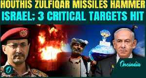 Houthis BOMB 3 Israeli Sites in a Day; BALLISTIC MISSILES Rain Down on Ben Guiron, Eilat and Negev