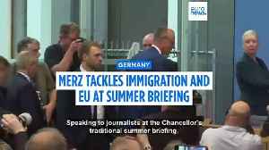 German chancellor slams EU, says pulling Germany out of recession a top priority [Video]