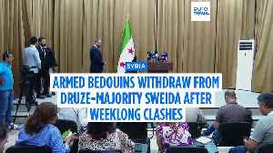 Syria's armed Bedouins say they have withdrawn from Sweida after week of clashes [Video]