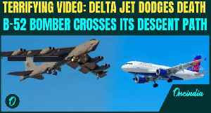 JAW-DROPPING VIDEO: Delta Pilot DODGES Midair Disaster As B-52 Bomber Crosses Flight Path [Video]