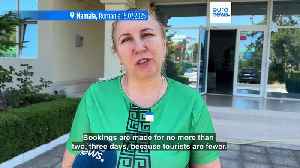 Romania's coastal city and popular Black Sea resort of Mamaia sees a sharp decline in tourists [Video]