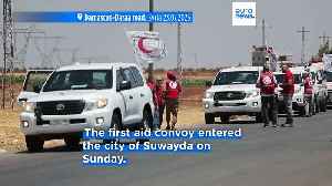 Second aid convoy heads to Suwayda after clashes between Bedouins and Druze [Video]