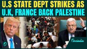 U.S Slaps Sanctions on Palestinian Officials as UK-France Move to Recognize Statehood - Announcement [Video]