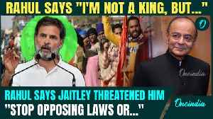 Rahul Gandhi CLAIMS Late Arun Jaitley THREATENED Him Over Farm Laws | BJP Calls It 'FAKE NEWS' [Video]