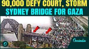 Thousands Flood Sydney Harbour Bridge In Historic Pro-Palestine Rally Despite Court Battle, Rain [Video]