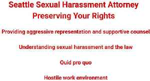 The Schauer Law Offices PLLC - Sexual Harassment Lawyer in Seattle, WA [Video]