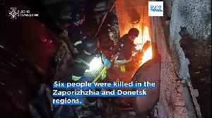 At least six killed and dozens injured in Russian strikes on Ukraine