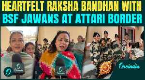 Saluting the Real Rakshaks: BSF Jawans Celebrate Raksha Bandhan at Attari Border | Raksha Bandhan [Video]