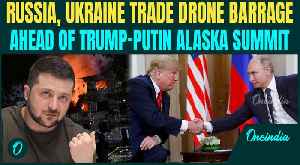VIDEO: Russia-Ukraine UNLEASH Deadly Drone Attack On Each Other Ahead of Trump-Putin Alaska Meet [Video]