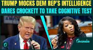“Low (Very!!!) I.Q.”  Trump ATTACKS Jasmine Crockett With ‘Cognitive Test’ Dare After Fiery Insult [Video]