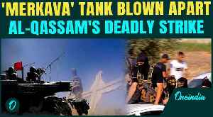 WATCH: Al-Qassam Fighters Blast Israeli Merkava Tank to Flames, Smash Bulldozers |Gaza Street Battle [Video]