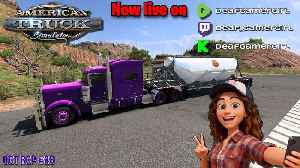 🔴 [FR/ENG] 🚚 Cross‑Country Run in ATS — Deaf Streamer, Chat friendly! 🚚 !wheel💜 Oct RCP #27