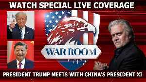 PRESIDENT TRUMP MEETS WITH PRESIDENT XI