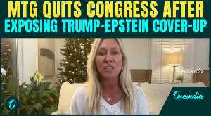 U.S BREAKING: Marjorie Taylor Greene QUITS Congress After Fallout With Trump Over Epstein Files