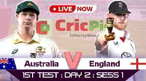 The Ashes LIVE | Australia vs England | 1st Test : Day 2 : Session 1 | AUS vs ENG
