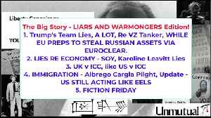Liberty Conspiracy LIVE 12-12-25 US LIES Re VZ, Economy, EUTo Steal Russian Cash, + Fiction!