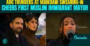 AOC’s FIERY Speech at Mamdani Inauguration: Challenges Trump, HAILS 1st Muslim, Immigrant NYC Mayor