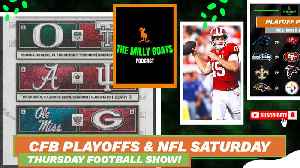 CFB Playoff Recap - Miami, Oregon, Indiana are WAGONS + NFL Saturday!