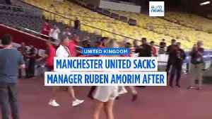 Manchester United sacks manager Ruben Amorim after 14 months at Old Trafford