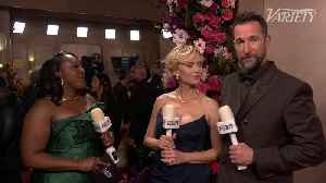 Noah Wyle & Katherine LaNasa - Announcement of season 3, they're still shooting at the moment so call time is later tomorrow