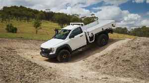 Ford Ranger Super Duty - Single Cab in Arctic White - Testing Track Driving