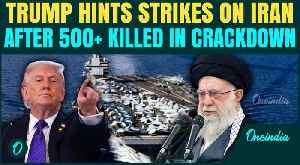 Trump WEIGHS Military Strikes on Iran After Khamenei’s Violent CRACKDOWN on Protesters