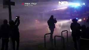 Italian police fire tear gas as protesters clash near Winter Olympics venue