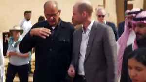 Prince William meets locals in AlUla’s Old Town