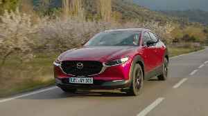 2025 Mazda CX-30 in Soul Red Crystal Driving Video