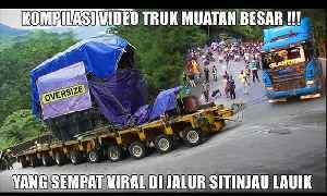 VIRAALLL !!! Kompilasi Video Truk Muatan Paling Berat di Tanjakan Sitinjau Lauik